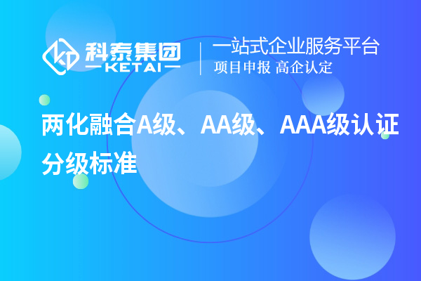 兩化融合A級、AA級、AAA級認(rèn)證分級標(biāo)準(zhǔn)