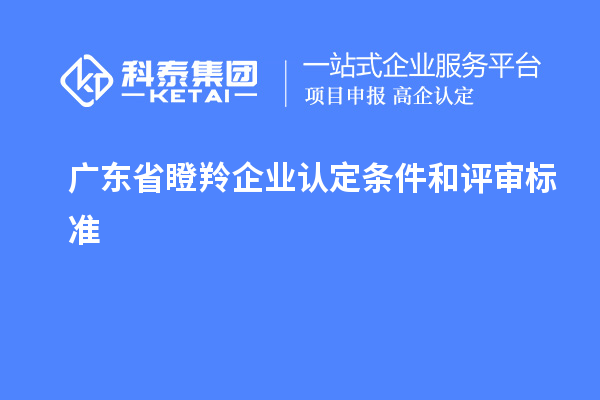 廣東省<a href=http://www.11388011.com/fuwu/dengling.html target=_blank class=infotextkey>瞪羚企業認定</a>條件和評審標準